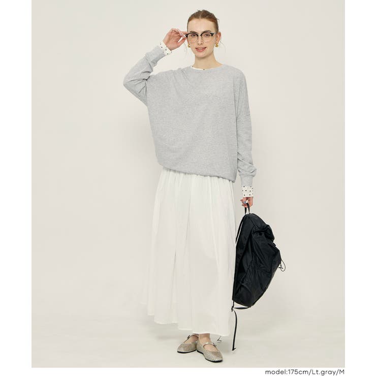 ドルマンスリーブ長袖Tシャツ | coca | 詳細画像11 