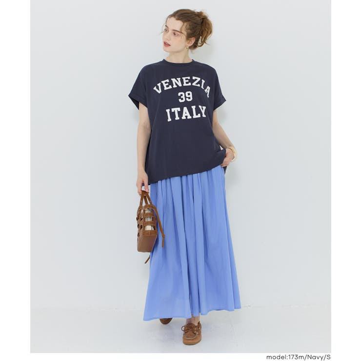 ロールアップロゴプリントビッグTシャツ | coca | 詳細画像14 