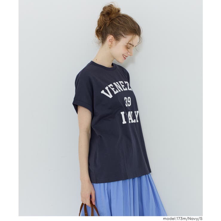 ロールアップロゴプリントビッグTシャツ | coca | 詳細画像15 