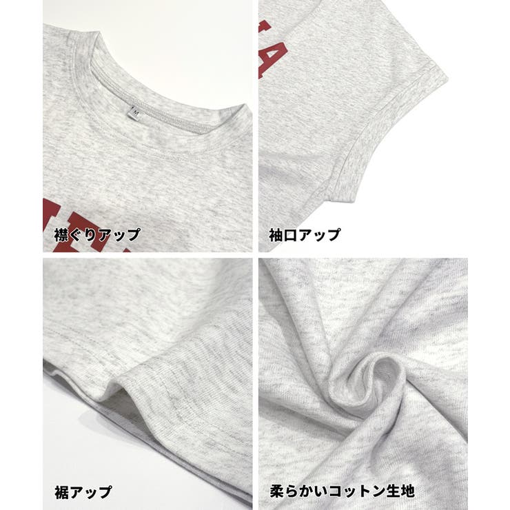 ロールアップロゴプリントビッグTシャツ | coca | 詳細画像17 