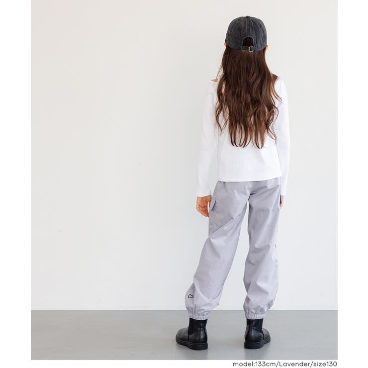 ハート刺繍ジョガーパンツ キッズ | coca | 詳細画像3