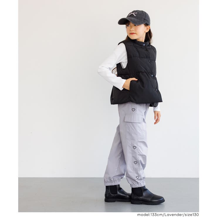 ハート刺繍ジョガーパンツ キッズ | coca | 詳細画像7