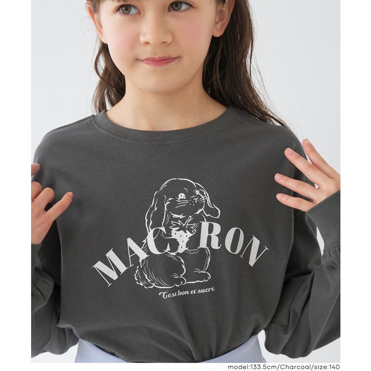 イラストプリントロングTシャツ | coca | 詳細画像11 