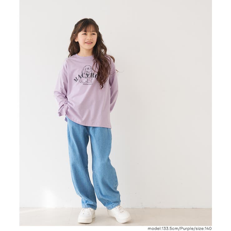 イラストプリントロングTシャツ | coca | 詳細画像4 