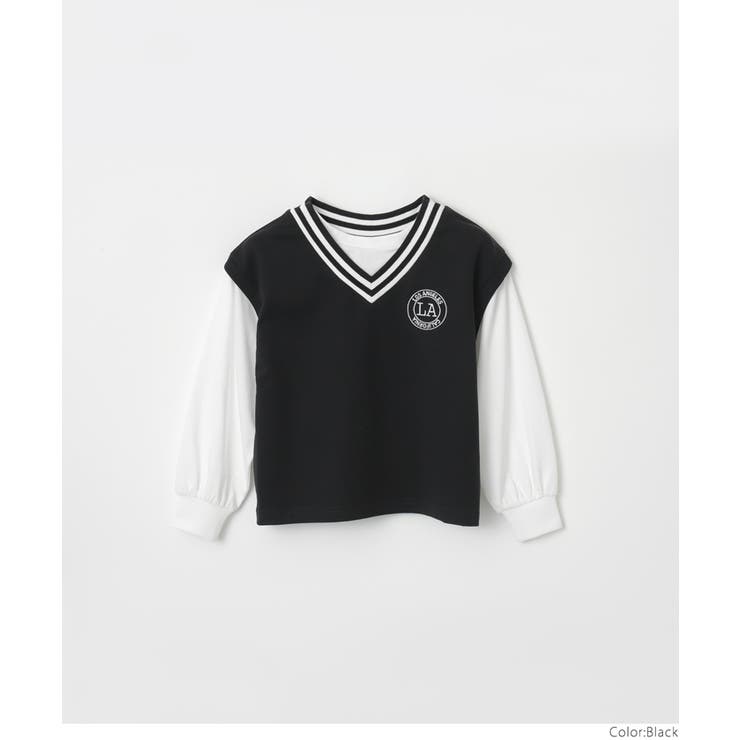 ベストレイヤードTシャツ キッズ | coca | 詳細画像16 