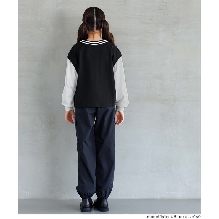 ベストレイヤードTシャツ キッズ | coca | 詳細画像10 