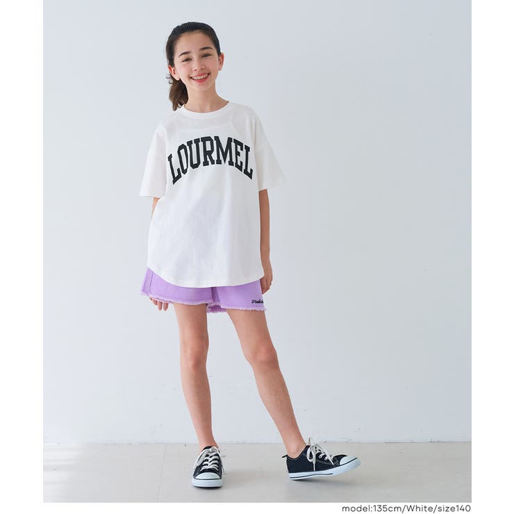 親子お揃いテールカットカレッジビッグTシャツ キッズ | coca | 詳細画像12 