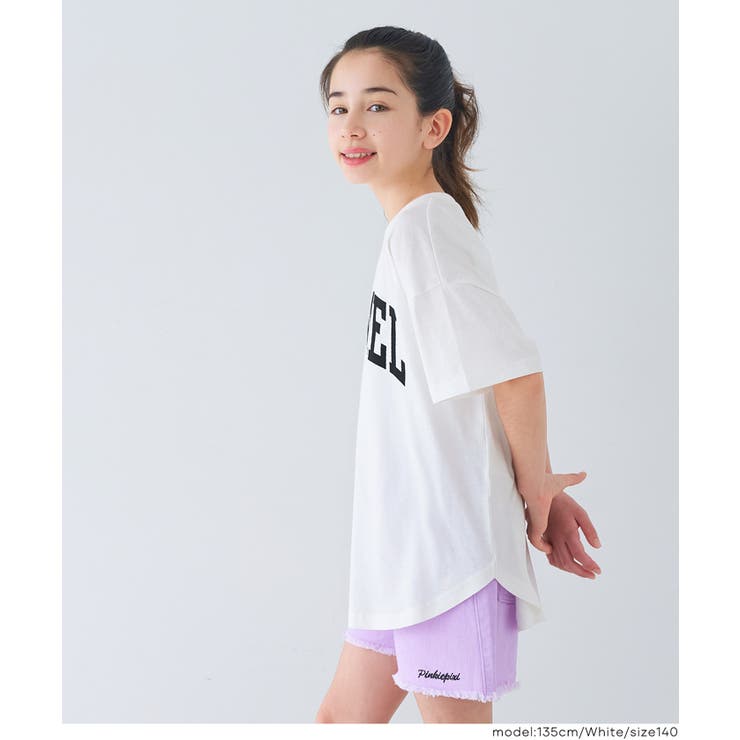 親子お揃いテールカットカレッジビッグTシャツ キッズ | coca | 詳細画像13 