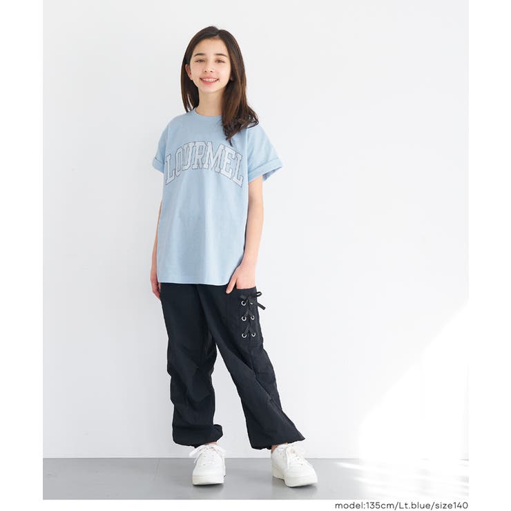 親子お揃いテールカットカレッジビッグTシャツ キッズ | coca | 詳細画像14 