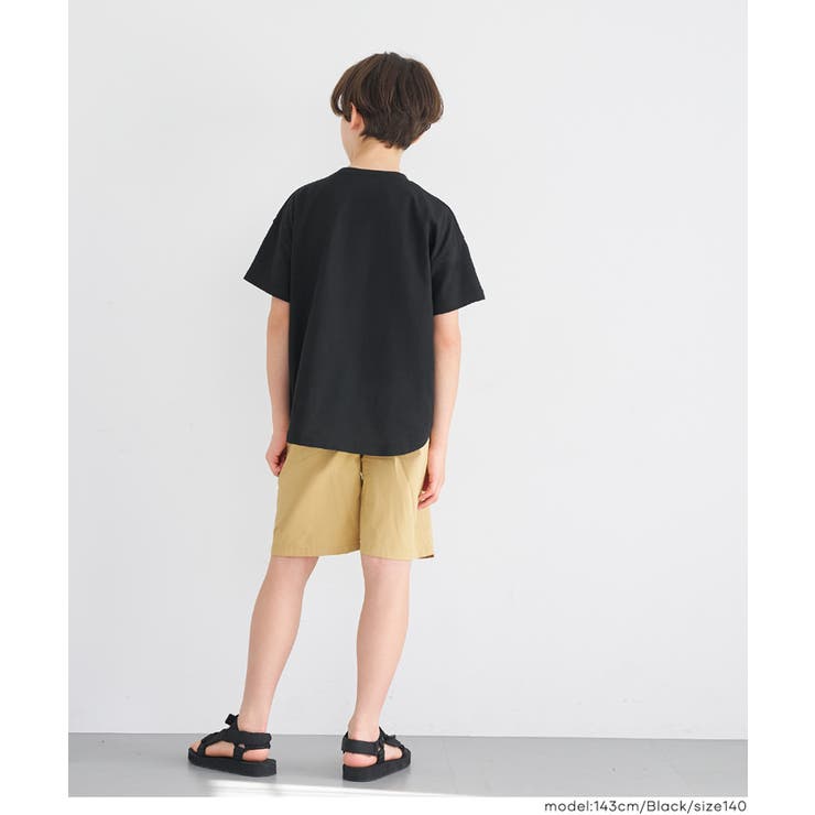 親子お揃いテールカットカレッジビッグTシャツ キッズ | coca | 詳細画像4 
