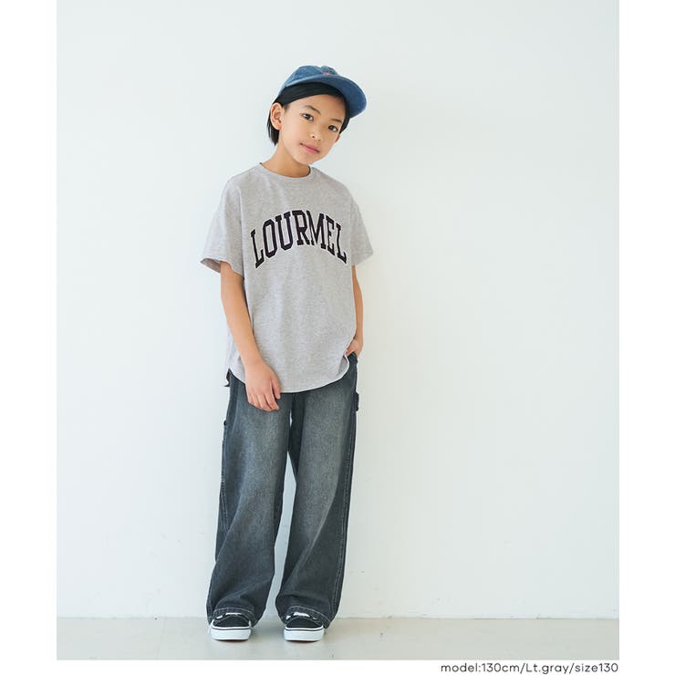 親子お揃いテールカットカレッジビッグTシャツ キッズ | coca | 詳細画像6 