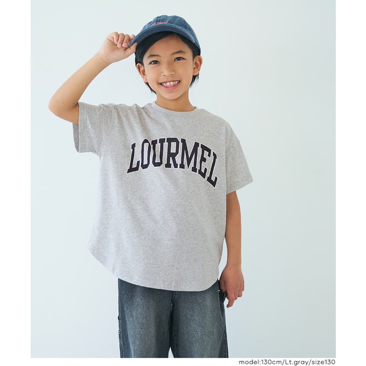 親子お揃いテールカットカレッジビッグTシャツ キッズ | coca | 詳細画像8 