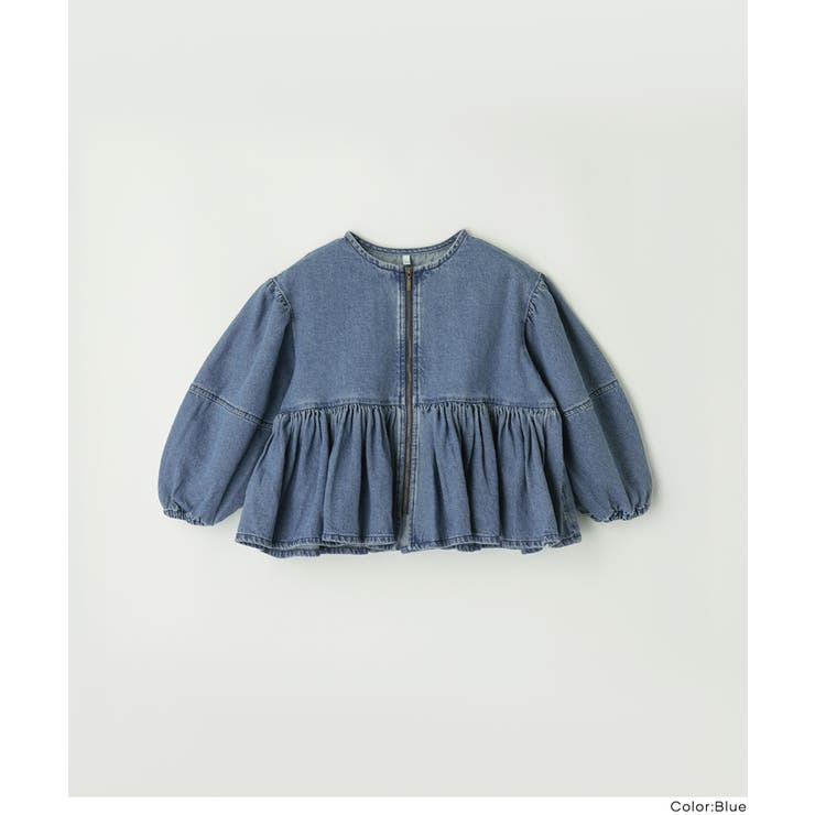 親子お揃いデニムギャザーアウター キッズ | coca | 詳細画像16 