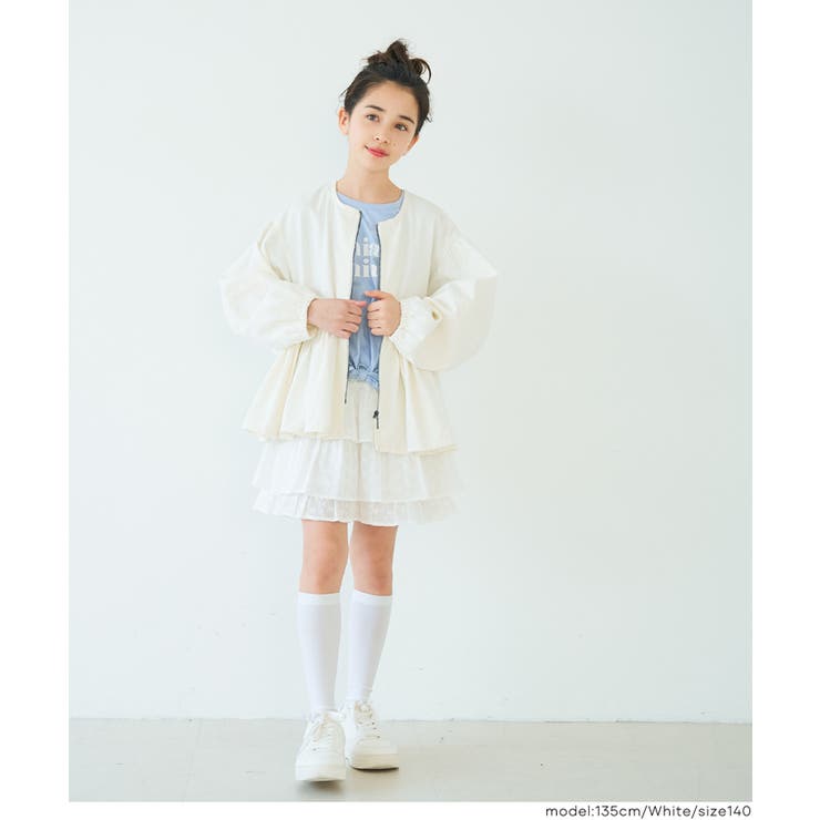 親子お揃いデニムギャザーアウター キッズ | coca | 詳細画像8 