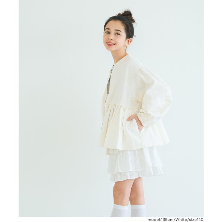 親子お揃いデニムギャザーアウター キッズ | coca | 詳細画像9 