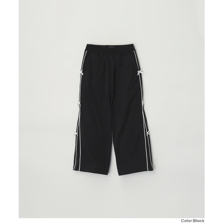 裏微起毛サイドラインリボンパンツ | coca | 詳細画像16 