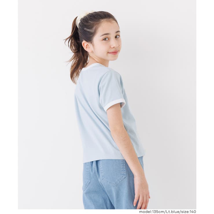 キャッチーで可愛いさくらんぼリンガーTシャツ | coca | 詳細画像9 