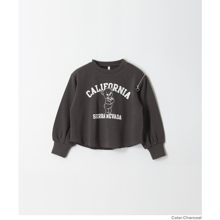 ハートジップスウェットトップス | coca | 詳細画像14 