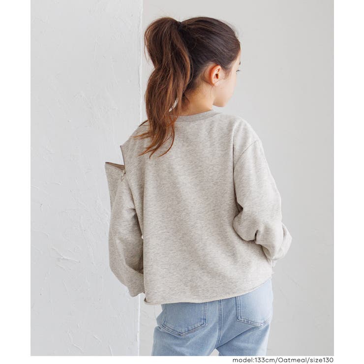 ハートジップスウェットトップス | coca | 詳細画像8 