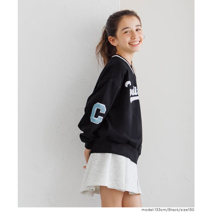 ワッペンスウェットトップス | coca | 詳細画像3