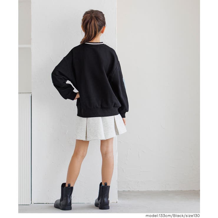 ワッペンスウェットトップス | coca | 詳細画像4