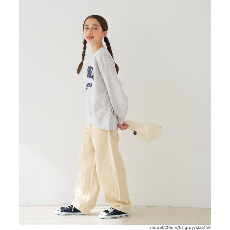 親子お揃いT-スウェットロゴビッグシルエット | coca | 詳細画像14 