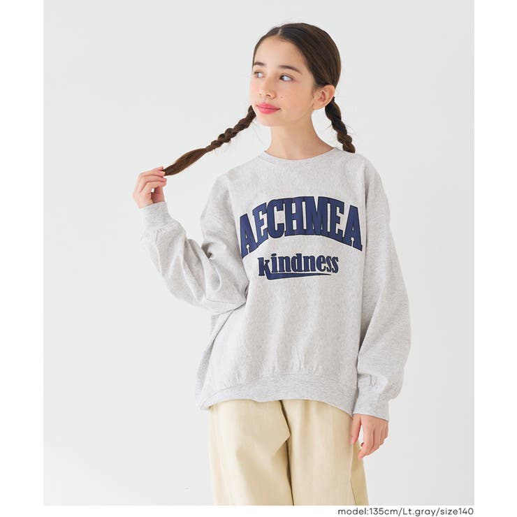 親子お揃いT-スウェットロゴビッグシルエット | coca | 詳細画像15 