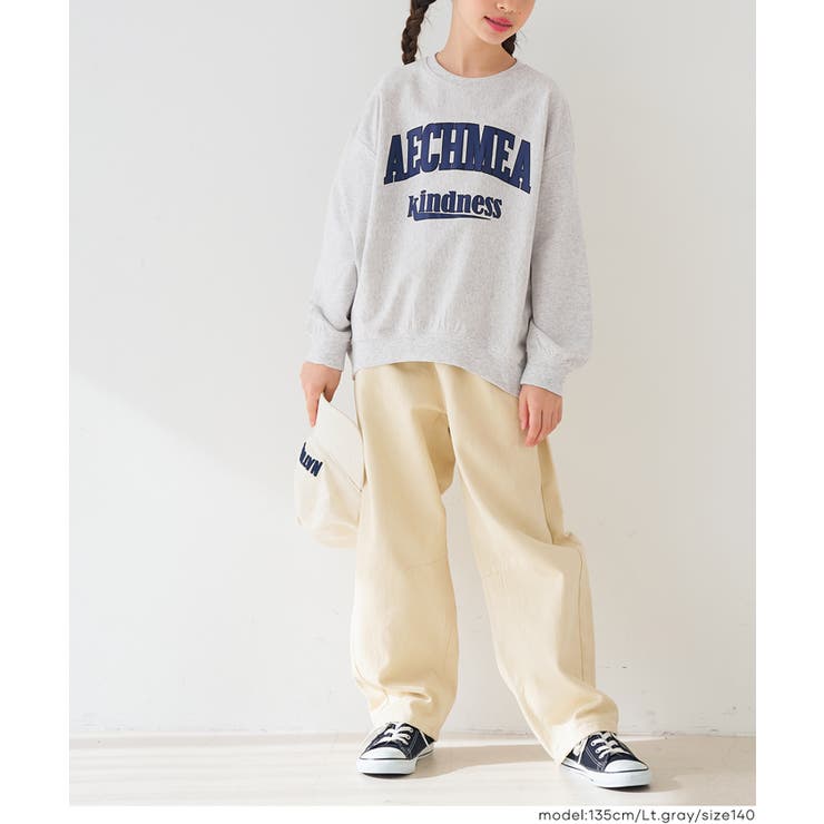 親子お揃いT-スウェットロゴビッグシルエット | coca | 詳細画像16 