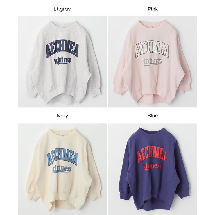 親子お揃いT-スウェットロゴビッグシルエット | coca | 詳細画像18 