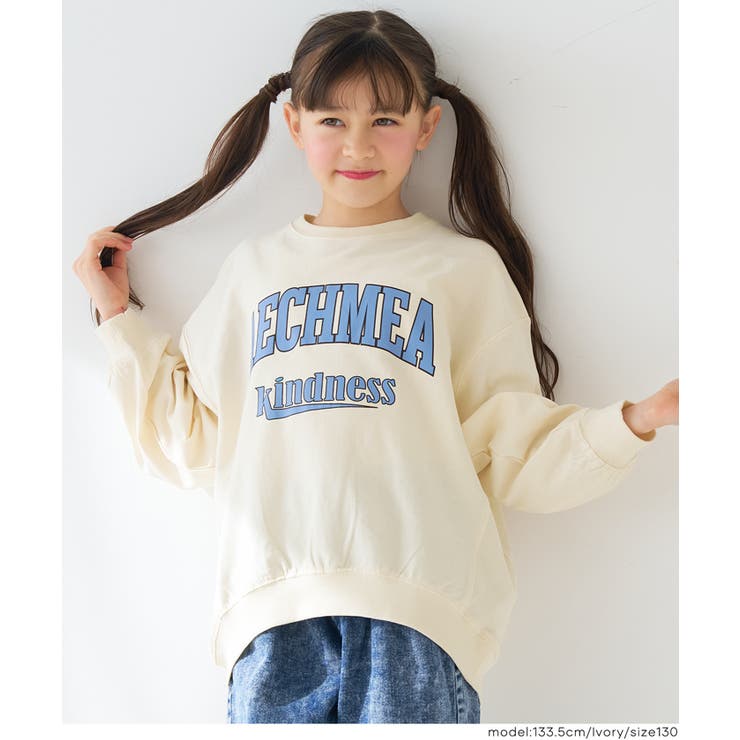 ［Ivory］ | 親子お揃いT-スウェットロゴビッグシルエット | coca