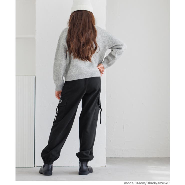 刺繍スウェットカーゴパンツ | coca | 詳細画像3 