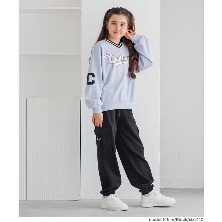 刺繍スウェットカーゴパンツ | coca | 詳細画像4 