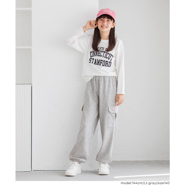 刺繍スウェットカーゴパンツ | coca | 詳細画像6 