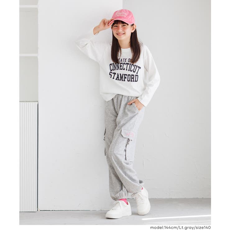 刺繍スウェットカーゴパンツ | coca | 詳細画像8 