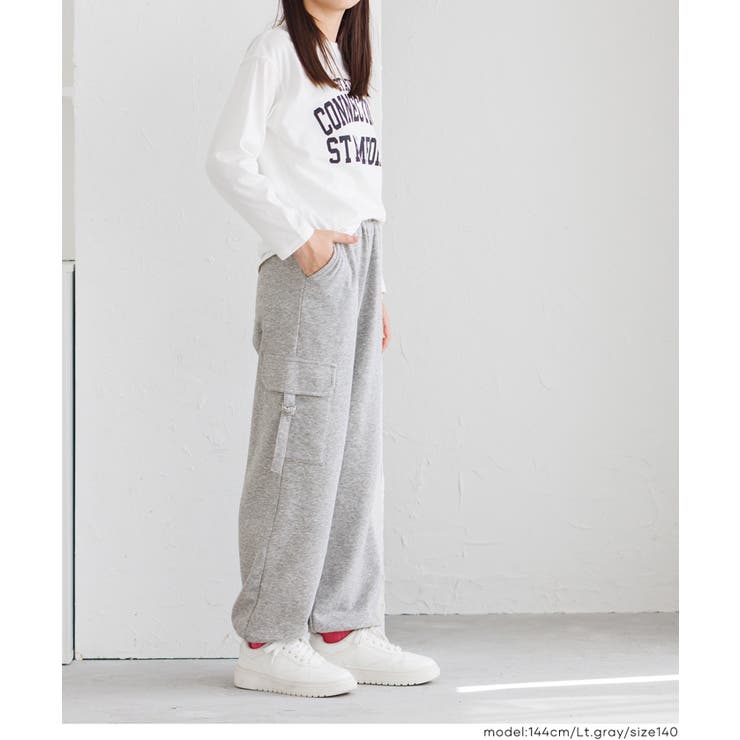 刺繍スウェットカーゴパンツ | coca | 詳細画像9 