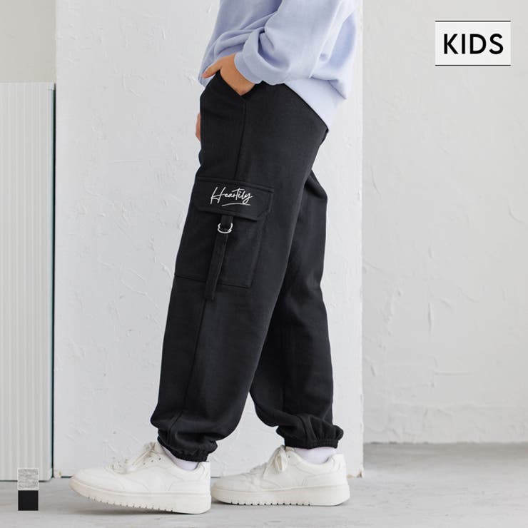 刺繍スウェットカーゴパンツ | coca | 詳細画像1 