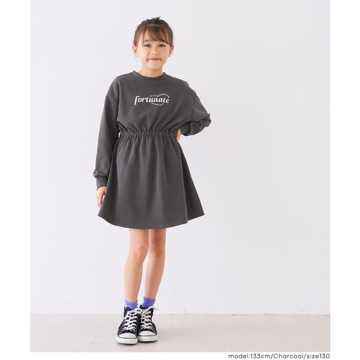 スポーティーに着こなせるブラウジングスウェットワンピース | coca | 詳細画像8 