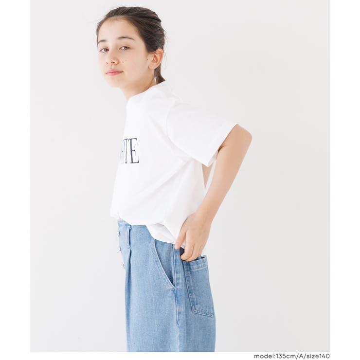 親子お揃いクルーネックロゴTシャツ キッズ | coca | 詳細画像5 