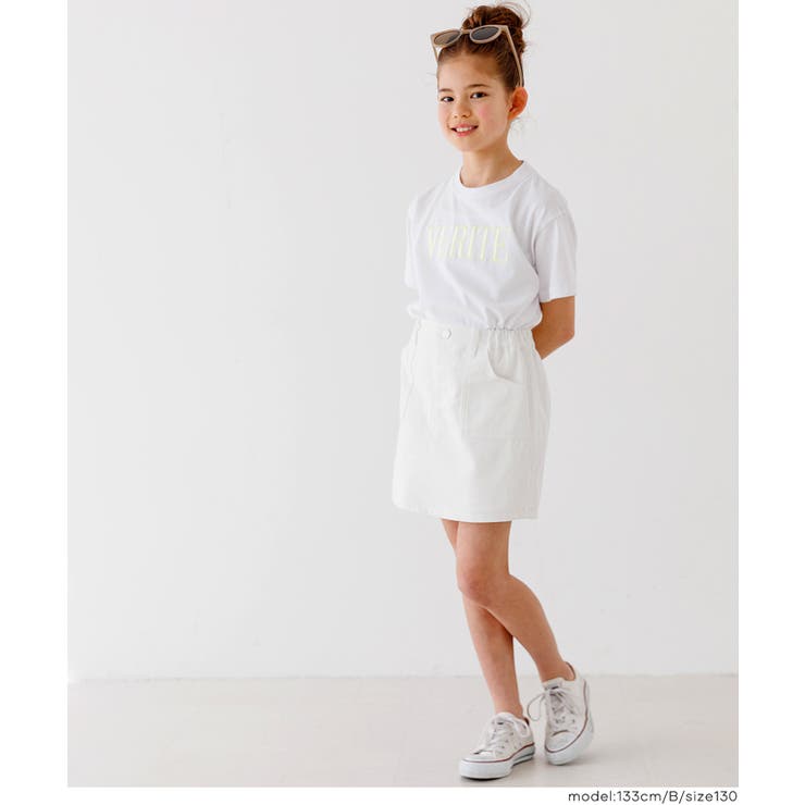 親子お揃いクルーネックロゴTシャツ キッズ | coca | 詳細画像8 