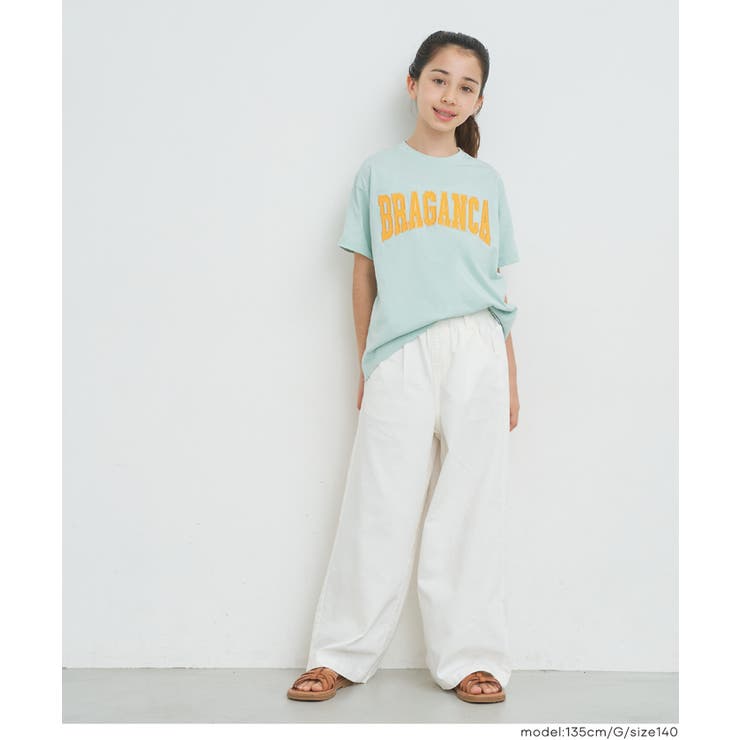 〈26ss新色追加〉親子お揃いクルーネックロゴTシャツ キッズ | coca | 詳細画像16 