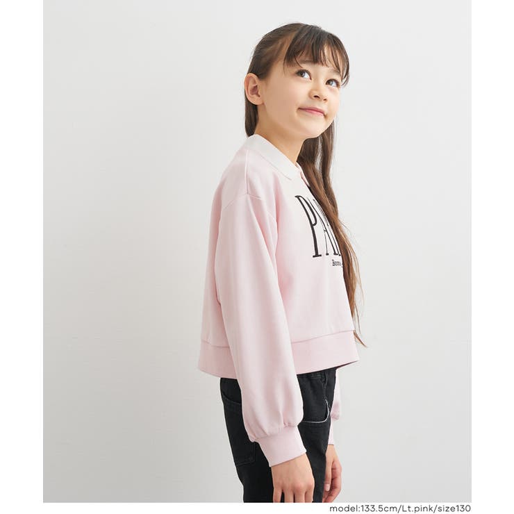 ポロカラースウェットトップス | coca | 詳細画像3 