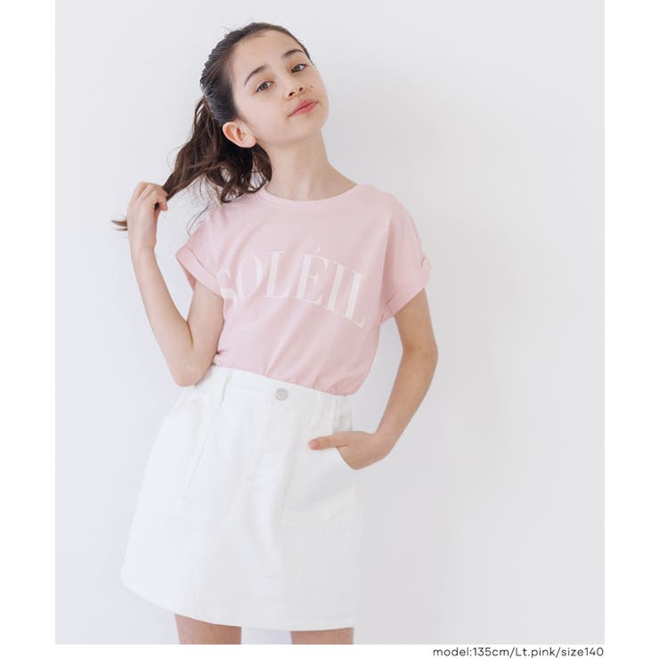 親子お揃いフレンチスリーブプリントTシャツ | coca | 詳細画像3 