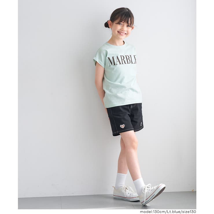 親子お揃いフレンチスリーブプリントTシャツ | coca | 詳細画像6 