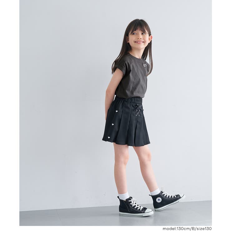 親子お揃いフレンチスリーブ刺繍Tシャツ キッズ | coca | 詳細画像17 