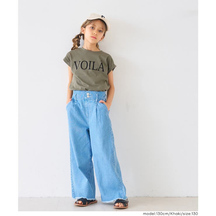 キッズ 親子お揃いフレンチスリーブプリントTシャツ | coca | 詳細画像11 