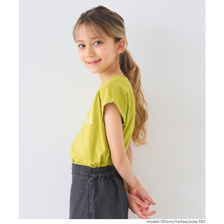 キッズ 親子お揃いフレンチスリーブプリントTシャツ | coca | 詳細画像19 