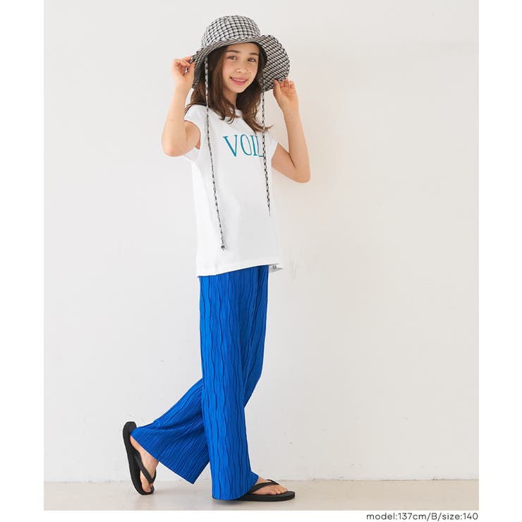 キッズ 親子お揃いフレンチスリーブプリントTシャツ | coca | 詳細画像3 