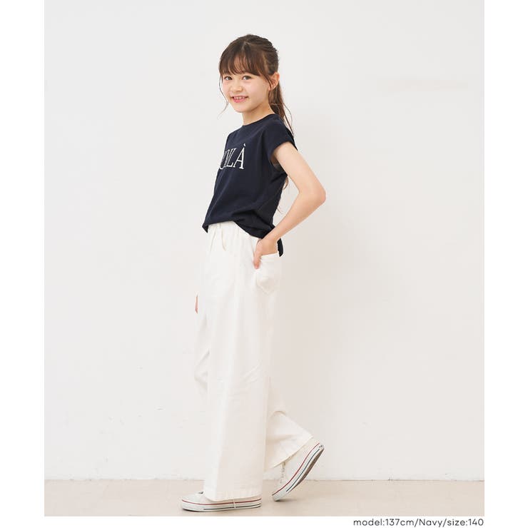 キッズ 親子お揃いフレンチスリーブプリントTシャツ | coca | 詳細画像8 