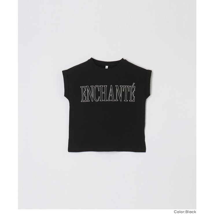 親子お揃いフレンチスリーブ刺繍Tシャツ | coca | 詳細画像3 