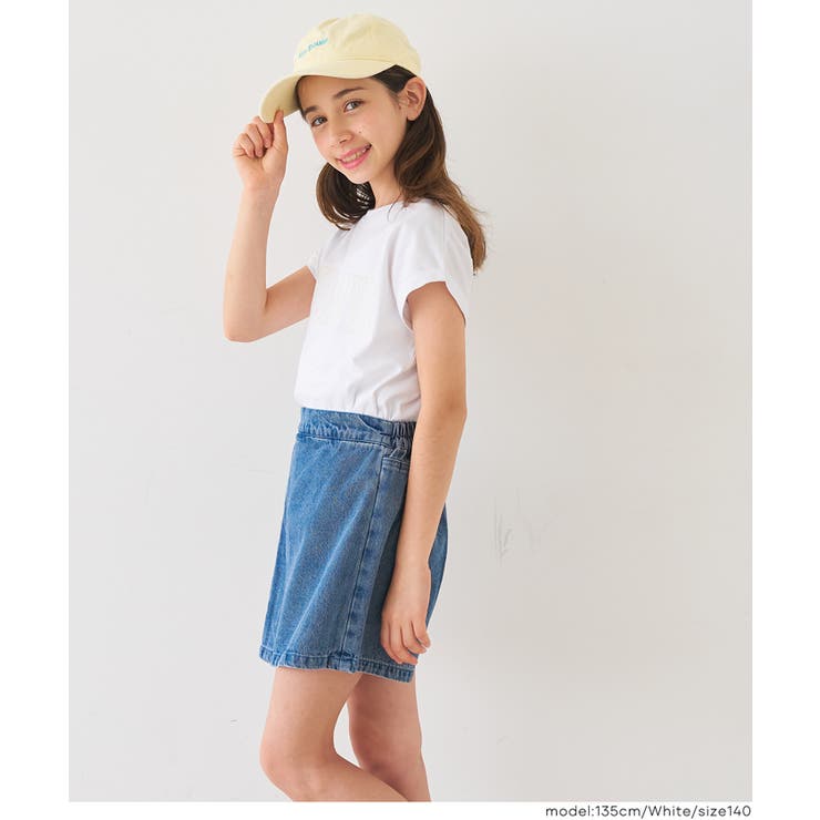 親子お揃いフレンチスリーブ刺繍Tシャツ | coca | 詳細画像6 